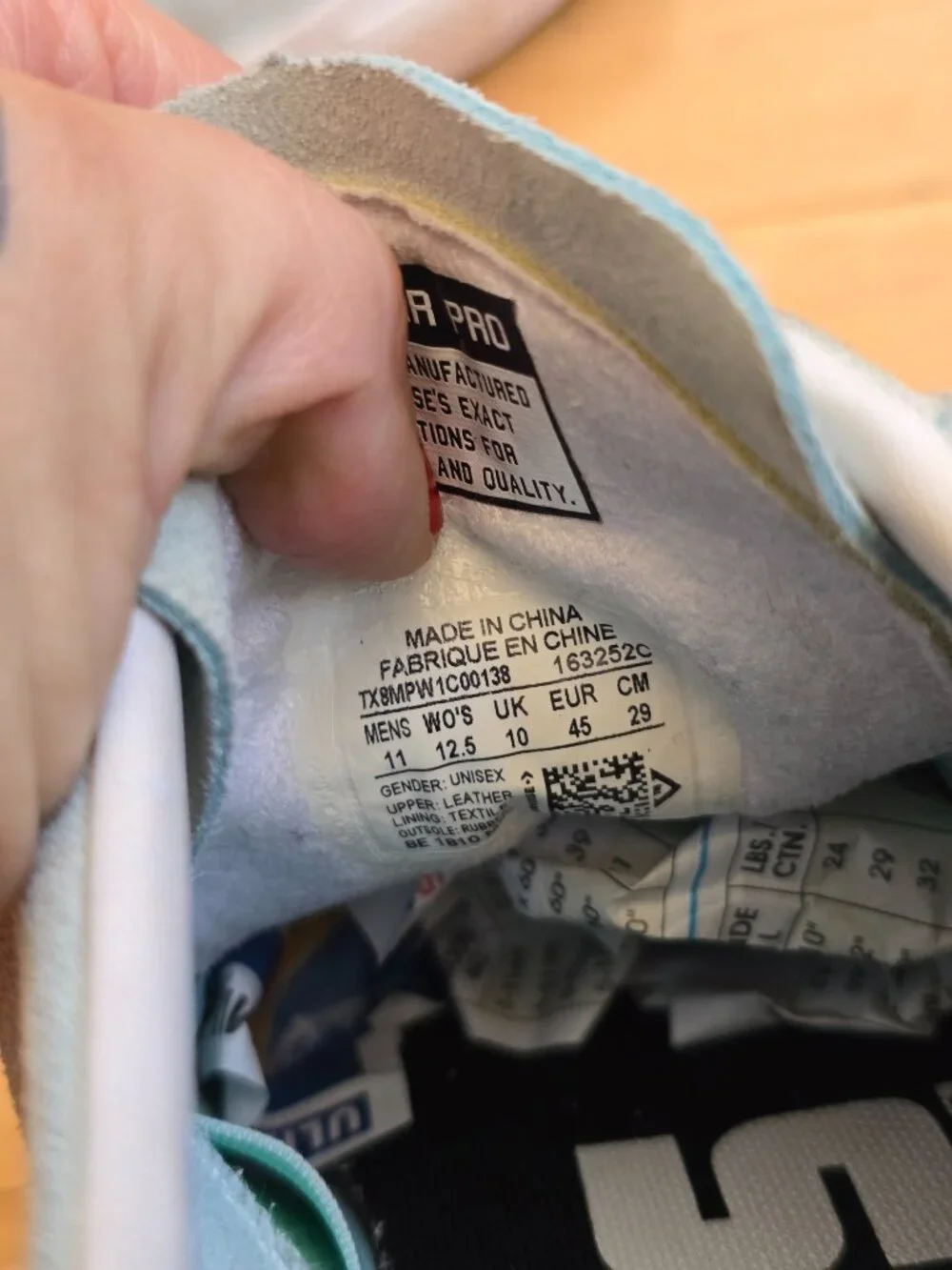 Converse | One Star Pro Icy Blue Suede Lows Skater Sneakers | MENS 11 - Picture 5 of 10